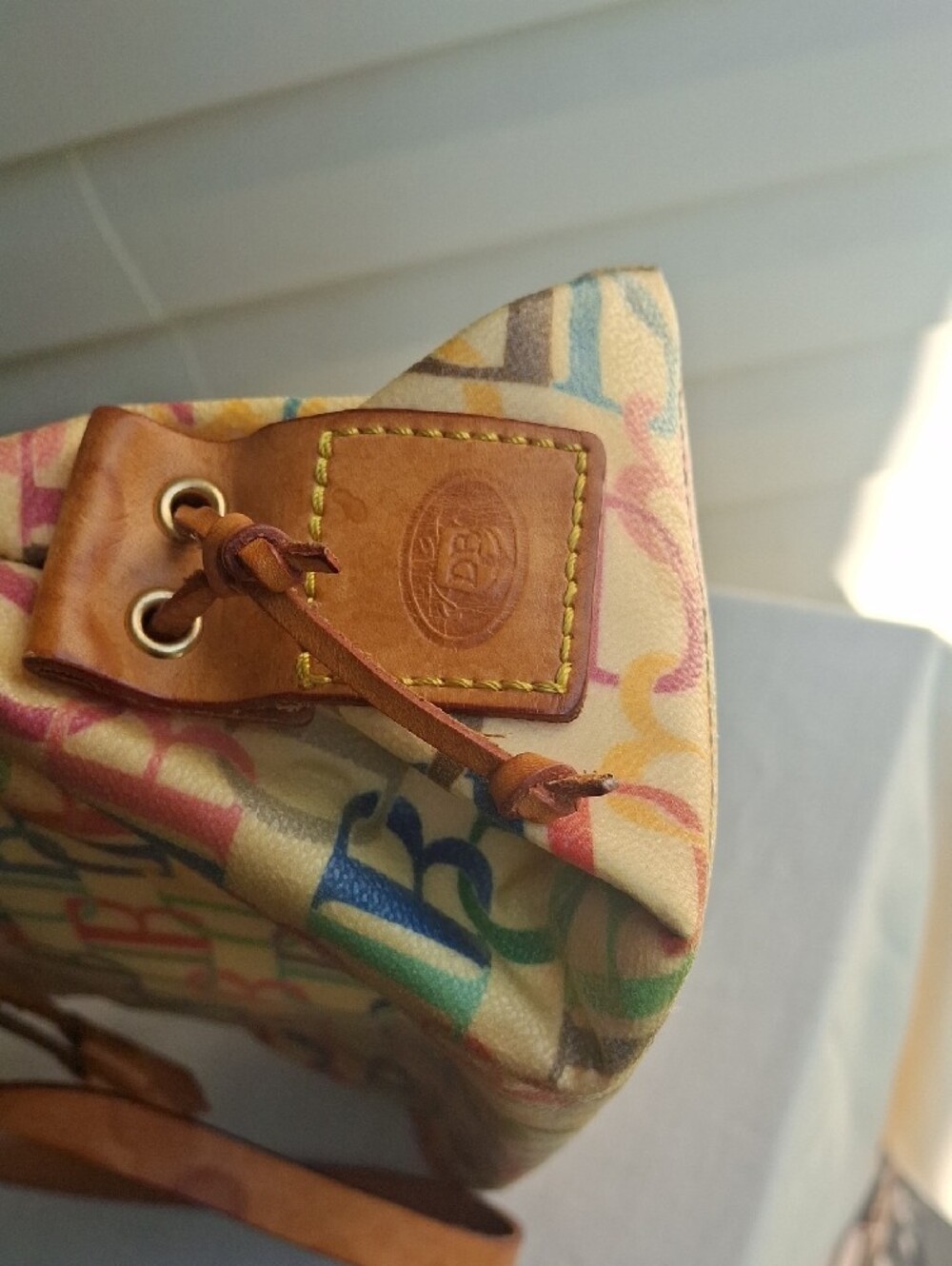Dooney & Bourke Multicolor Logo Purse And Wristlet Bag - Picture 12 of 12